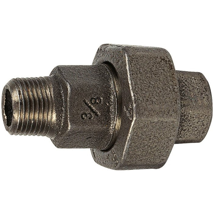 Conecumente com a junta cônica n ° 341 Iron de ferro fundido preto MF Diâmetro: 40x49 Ref. 34121007. O parceiro definitivo para sua construção. Angola-Materiais.shop.