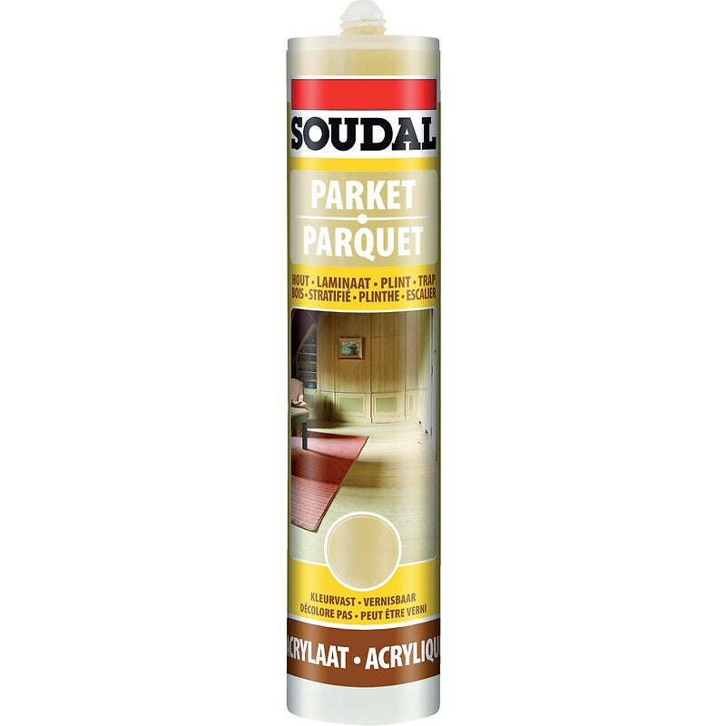 Mastoration acrílico Rebouche Public Parquet, cores de carvalho claro, cartucho de 290 ml, papelão de 6 salas. Angola-Materiais.shop - A maior variedade de materiais de construção em Angola. Compre online com facilidade e segurança.