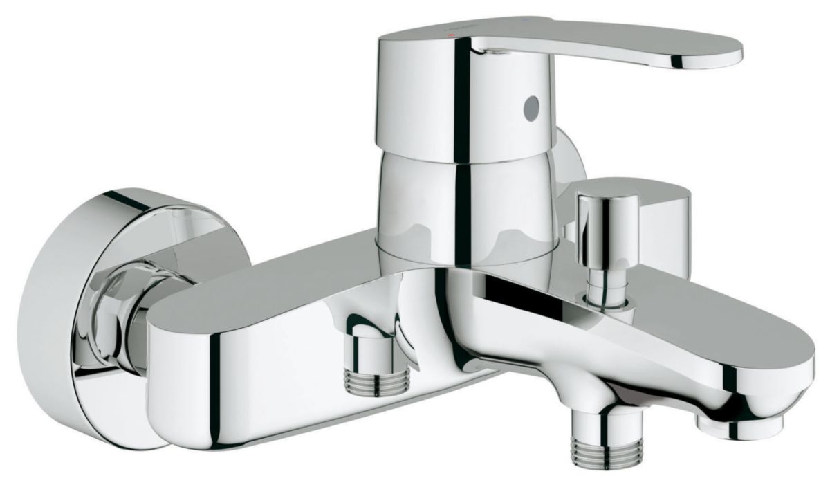 Mistor de banheiro Eurostyle Cosmopolitan, monocomande 15 x 21, montagem de parede aparente, acessórios para paredes, Chrome Ref. 32228002 GROHE. Materiais que inspiram, construções que impressionam. Angola-Materiais.shop.