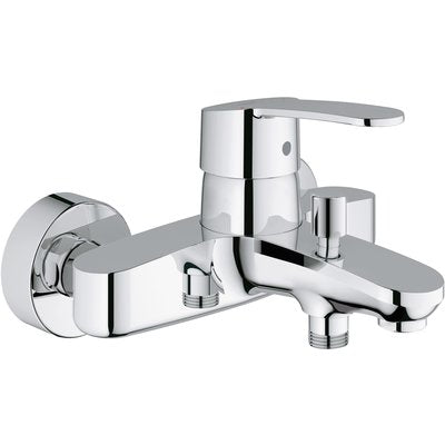 Mistor de banheiro Eurostyle Cosmopolitan, monocomande 15 x 21, montagem de parede aparente, acessórios para paredes, Chrome Ref. 32228002. Entrega rápida e confiável em todas as cidades de Angola. Angola-Materiais.shop, a sua solução completa para materiais de construção.