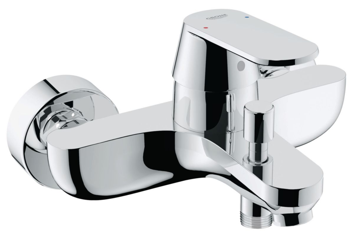 Mistor de banheiro Grohe Eurosmart Cosmopolitan, Monocomande 15 x 21, Montagem de Parede Aparente, Chrome Ref. 32833000. Materiais de construção que fazem a diferença. Angola-Materiais.shop, sua escolha inteligente.