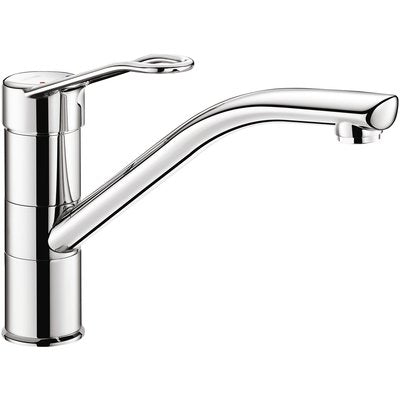 2500 misturador de pia em uma tabela de tone único com bico orientável limitado a 120 ° Ref. 2510. Descubra a excelência em materiais de construção. Angola-Materiais.shop, sua referência em hardware e ferramentas.