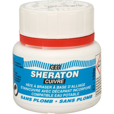 Pasta de sufras e tinous de cobre Sheraton Pot 150g Ref 114820. Profissionais da construção escolhem Angola-Materiais.shop. Porque a qualidade faz a diferença.