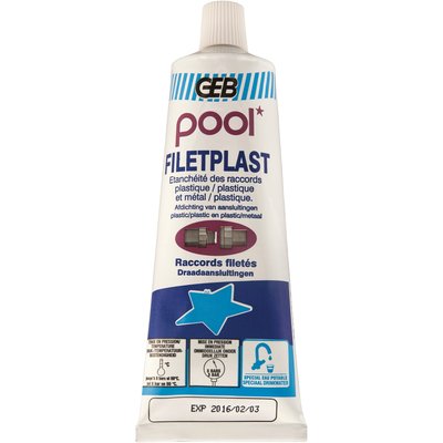 Polpa de água potável para beber filetplast Conexão de plástico Tubo 100g Ref 112814. Materiais de construção sob medida para cada projeto. Angola-Materiais.shop, sua solução personalizada.