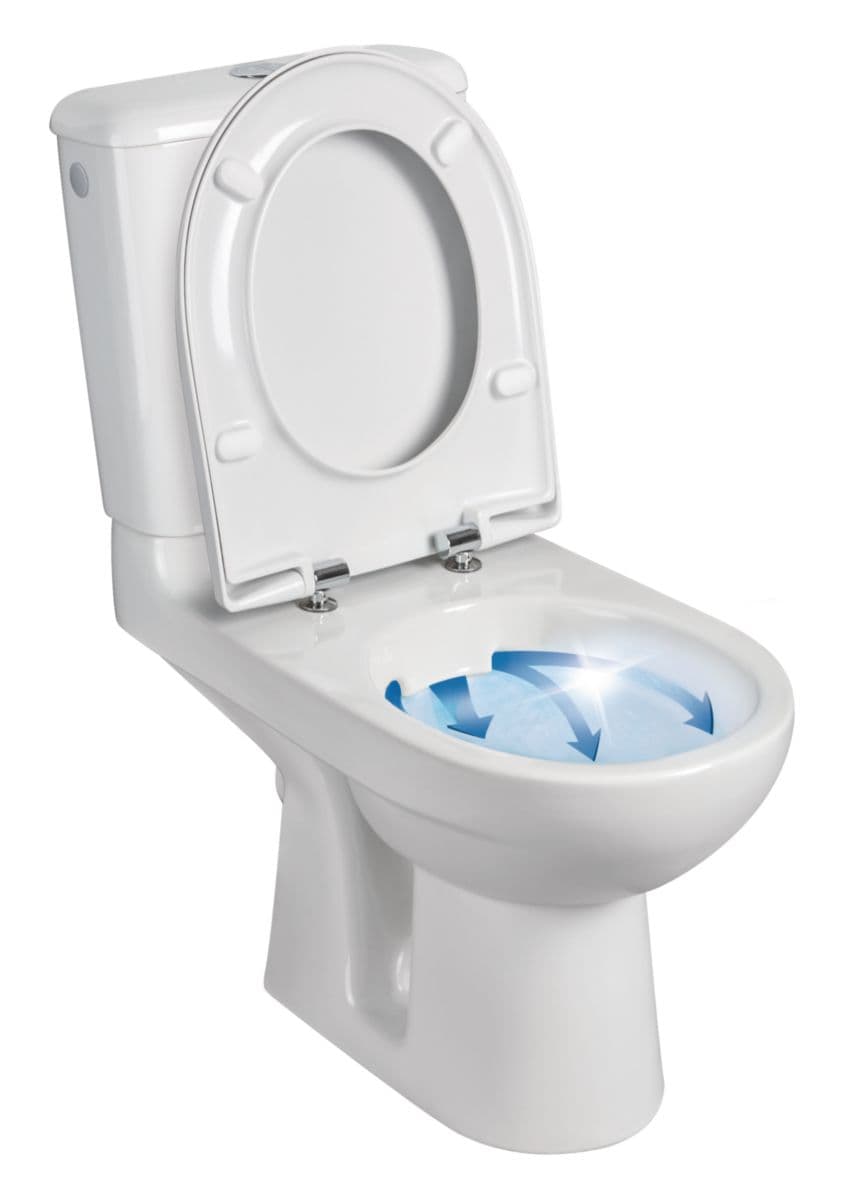 WC Geberit Prima 6 Rimfree Pack Mecanismo Geral Padrão Horizontal Padrão Branco Ref. 08325400000201. Soluções completas, resultados extraordinários. Angola-Materiais.shop.