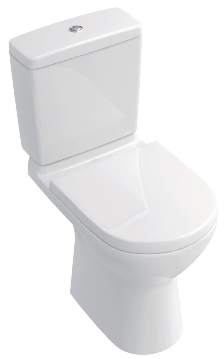 O.NOVO PLUS O.NOVO PLUS WC Pack com tigela de saída vertical e queda de freio e freio reclamado branco Ref. 5661V101. Seu parceiro estratégico em materiais de construção. Angola-Materiais.shop.
