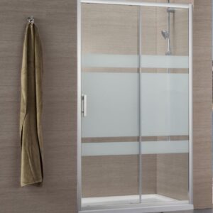 Concerto para o concerto para o concerto de parede voltado para acesso deslizante 2 folhas l 120 x H 195 cm Prata prata Perfil Screen Glass. Cada clique, um passo mais perto do seu projeto perfeito. Angola-Materiais.shop.