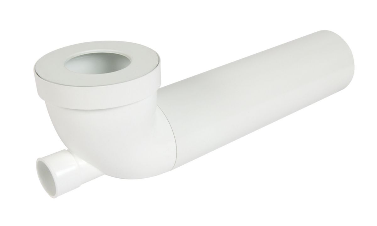 Nicoll Long Tipe para costura feminina WC + Ø 85/107 mm, PVC branco, Ø 100 mm de ajuste - L. 400 mm, ref. CTWP40. Descubra a excelência em materiais de construção. Angola-Materiais.shop, sua referência em hardware e ferramentas.