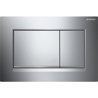 Geberit Sigma30 Placa de gatilho para cromado brilhante e brilhante Chromed Chrome Ref 115883kh1. Qualidade que você pode ver, confiança que você sente. Angola-Materiais.shop.