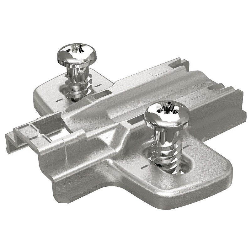 Placas de montagem para dobradiças invisíveis sensis - cruciformes - sem parafusos excêntricos - fixação - 8 mm. Materiais de elite para construtores de sucesso. Angola-Materiais.shop.