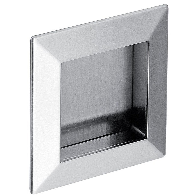 Puxa de tigela quadrada 69x 69 mm de níquel acetinado MB9078. Soluções inteligentes para construtores inteligentes. Angola-Materiais.shop.