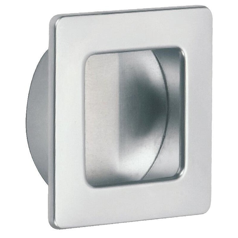Tigelas quadradas 50 x 50 mm Mat Chrome Zamak - para ficar. Materiais de construção sob medida para cada projeto. Angola-Materiais.shop, sua solução personalizada.