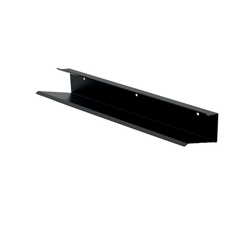 Titular da loja para as prateleiras de Youk - largura 600 mm - profundidade 110 mm - acabamento preto. Construa o futuro com os melhores materiais. Angola-Materiais.shop, sua loja de confiança.