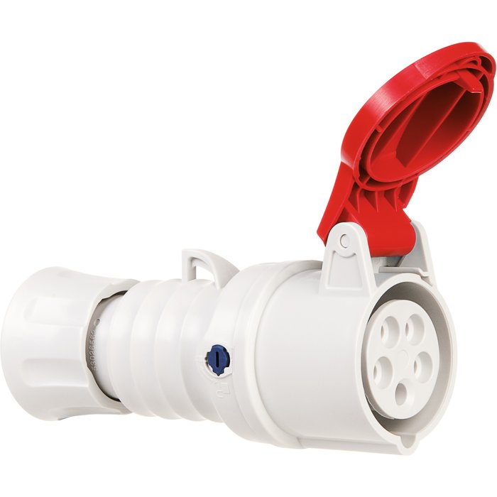 Right Mobile HP - IP44/IP54 - 3P+N+T 16A 380-415V 50/60HZ - RED - 6H - Rapide Ref/GW62009FH HUT. Construa com confiança: Angola-Materiais.shop, seu parceiro em materiais de construção de ponta.