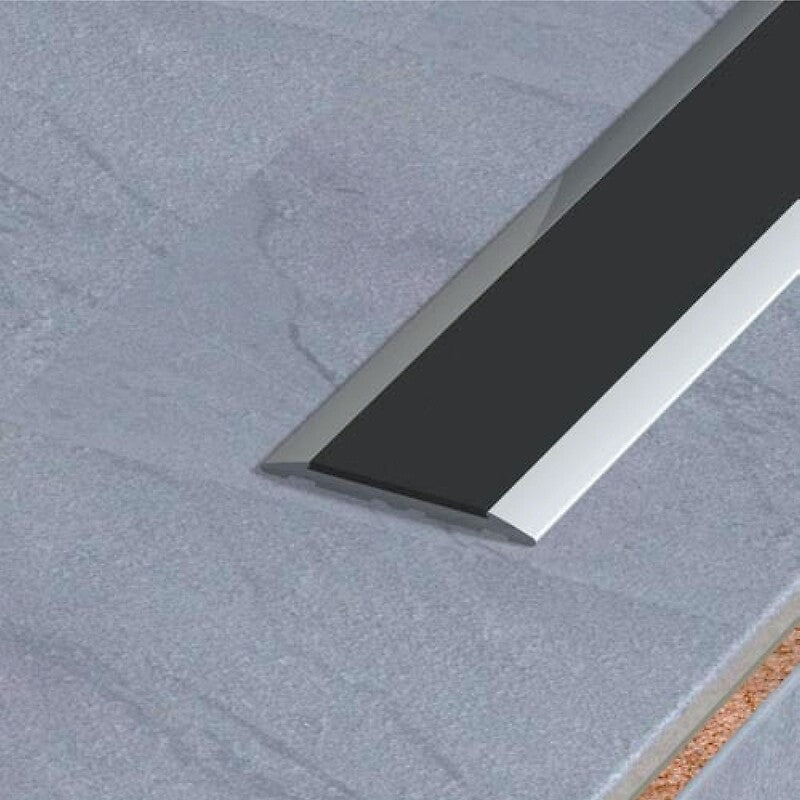 Plana em alumínio anodizado com banda não -lip modelo 5t. A força dos melhores materiais ao seu alcance. Angola-Materiais.shop.