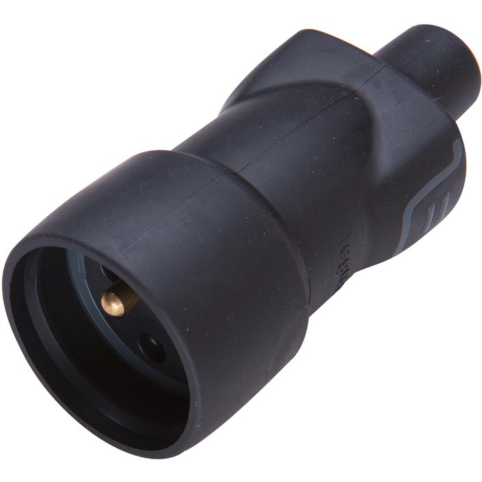 Extensão - 16 A - Rubber - Saída direita - IP 44 - IK 08 - Cabo Ø2.5 mm2 - Ref. Construindo Angola, um material de cada vez. Angola-Materiais.shop.