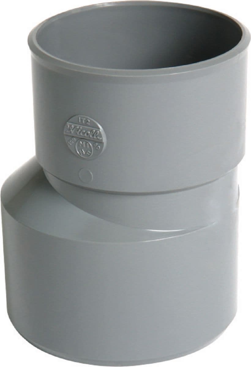 MF Redução incorporada - UIJF - cinza PVC - Ø 50/32 mm. Construa com confiança: Angola-Materiais.shop, seu parceiro em materiais de construção de ponta.