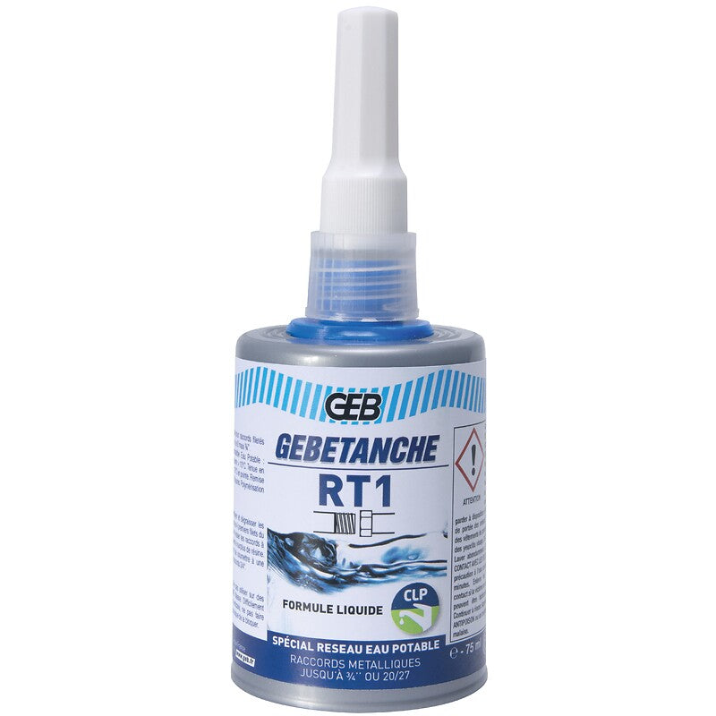 Resina de vedação anaeróbica para acessórios com rosca metálica, compatibilidade com água potável, cor verde, garrafa de 75 ml. Profissionais da construção escolhem Angola-Materiais.shop. Porque a qualidade faz a diferença.