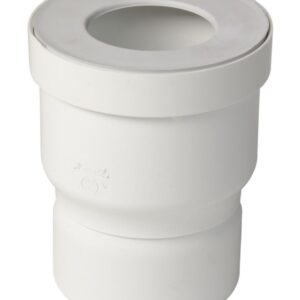 Nicoll fêmea de fêmea para saída direita WC Ø 85/107 mm - QWF33 - PVC branco - conexão Ø 100 mm. Inovação que constrói futuros. Angola-Materiais.shop.