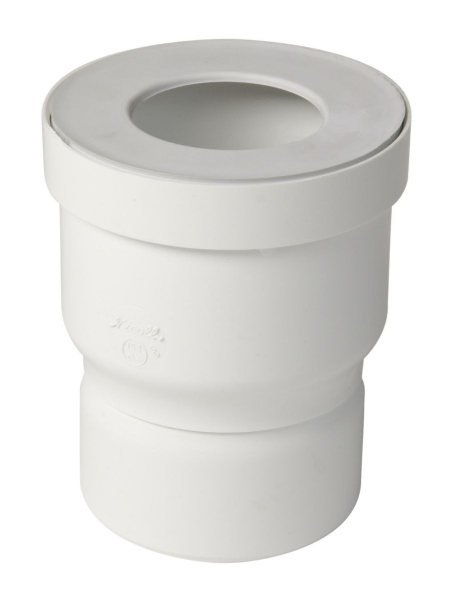 Nicoll fêmea de fêmea para saída direita WC Ø 85/107 mm - QWF33 - PVC branco - conexão Ø 100 mm. Inovação que constrói futuros. Angola-Materiais.shop.