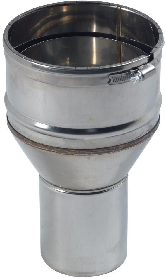 Diâmetro de ajuste de aço inoxidável 80 mm Diâmetro flexível de tubulação 80 - 86 mm com anéis de garra Ref. 123801, dez. Materiais de elite para construtores de sucesso. Angola-Materiais.shop.