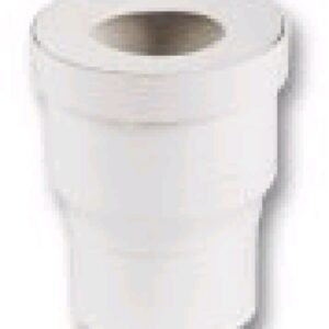 Nicoll ajuste para saída direita WC Ø100/135 mm - QW77 - PVC branco - conexão Ø 100 mm. Sua visão, nossos materiais. Juntos, construímos o futuro. Angola-Materiais.shop.