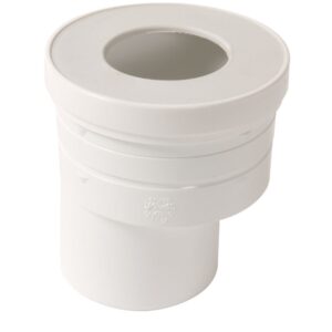 Nicoll ajuste para saída direita da WC Right Right Ø 85/107 mm - SRW3E - PVC branco - conexão Ø 93 mm. Soluções completas para construção, reforma e manutenção. Angola-Materiais.shop entrega em todas as províncias.