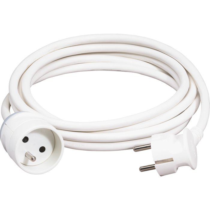 PVC rall 2p+t 16a ecl 5m branco. Sua construção, nossa missão. Angola-Materiais.shop entrega em todo o país.