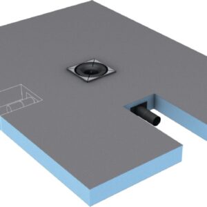 Bandeja de chuveiro de armazenamento simples com Wedi Fundo Plano centrado, 900x1200x65 mm, ref. Construa o futuro com os melhores materiais. Angola-Materiais.shop, sua loja de confiança.