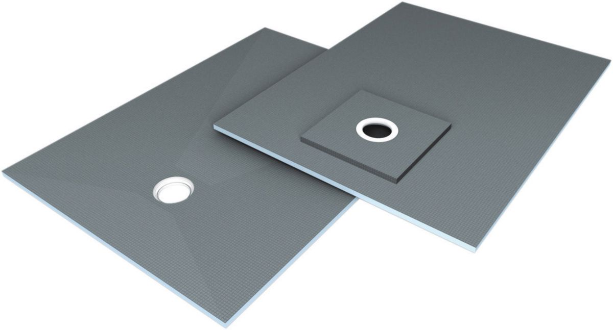 Bandeja de chuveiro único com fluxo estabilizado Exced para linhagem WEDI Lignine, 1600x900x20 mm, ref. Sua visão, nossos materiais. Juntos, construímos o futuro. Angola-Materiais.shop.