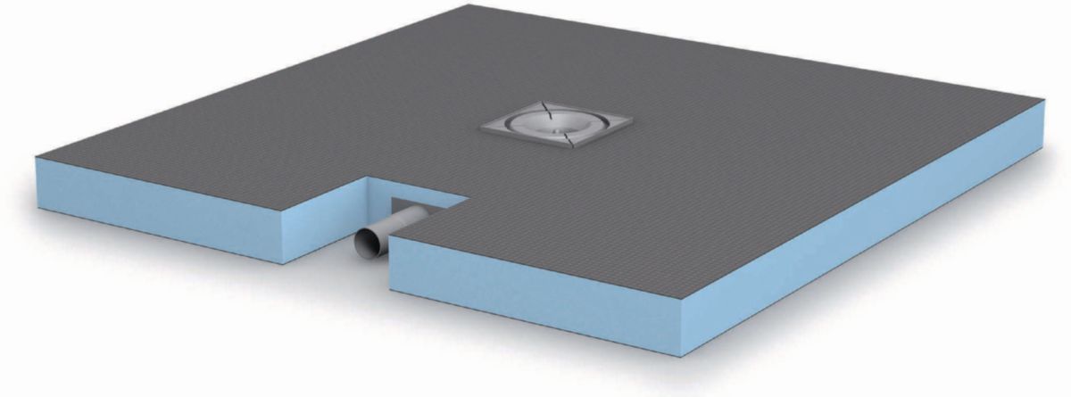 Retangular WEDI Fundo Plano, DN Integrado DN 40, Ref. Construa com inteligência, construa com Angola-Materiais.shop.