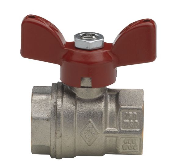 Torneira com passagem esférica em torno. Alça de borboleta vermelha em aço envernizado. Altech 301 ACS Nickel Brass FF DN 1, ref. Cada clique, um passo mais perto do seu projeto perfeito. Angola-Materiais.shop.