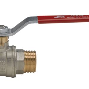 Torneira com passagem esférica em torno. Alça vermelha em aço envernizado. Altech 301 ACS níquel de níquel Brass MF DN 11/2. Materiais de construção de primeira linha, disponíveis agora na Angola-Materiais.shop. Entrega em todo o país.