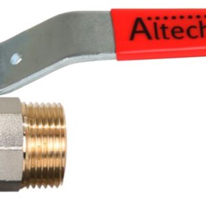 Torneira com passagem esférica em torno. Alça vermelha em aço envernizado. Altech 301 ACS Nickel Brass MM DN 3/4. Projetos maiores, melhores e mais rápidos com Angola-Materiais.shop. Tudo o que você precisa, um clique de distância.