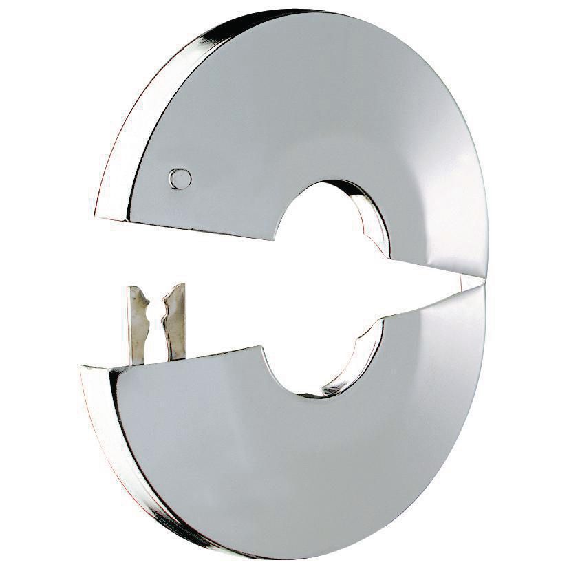 Rosetas do diâmetro de abertura 14 Chrome (lote de 2) Ref: 824014.2p. Sua obra, nossa especialidade. Angola-Materiais.shop.