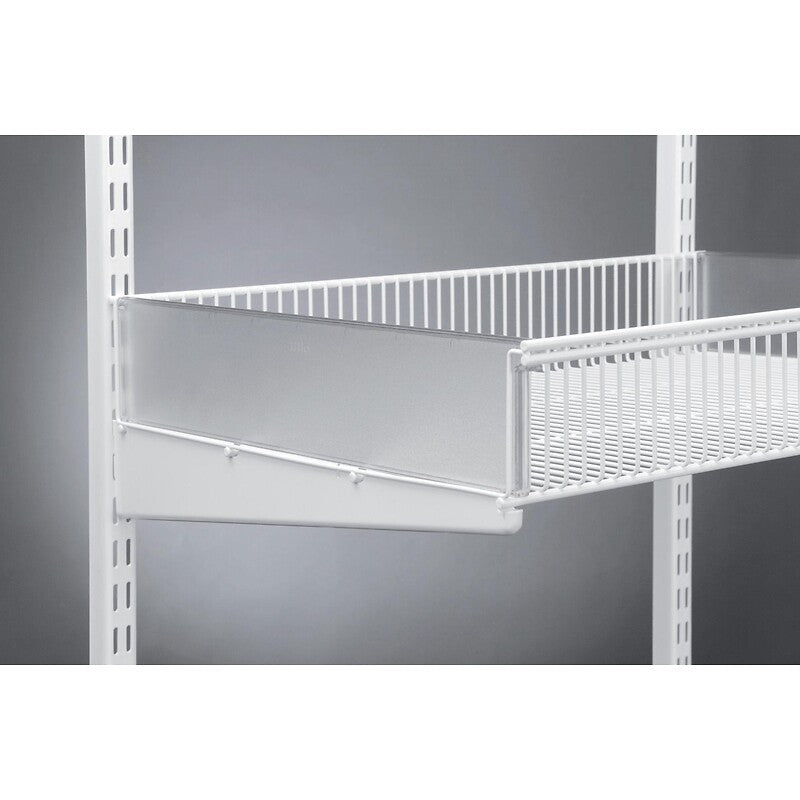 Separador de prateleira de cesta para racks e consoles - sistema suspenso. Seu projeto, nossa paixão. Angola-Materiais.shop.