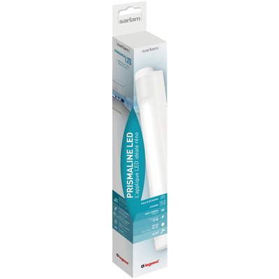 Sarlam Applique Special Renovação IP44 LED prismalina sem interruptor com LED 800lm Ref. SL189810. Angola-Materiais.shop - A maior variedade de materiais de construção em Angola. Compre online com facilidade e segurança.