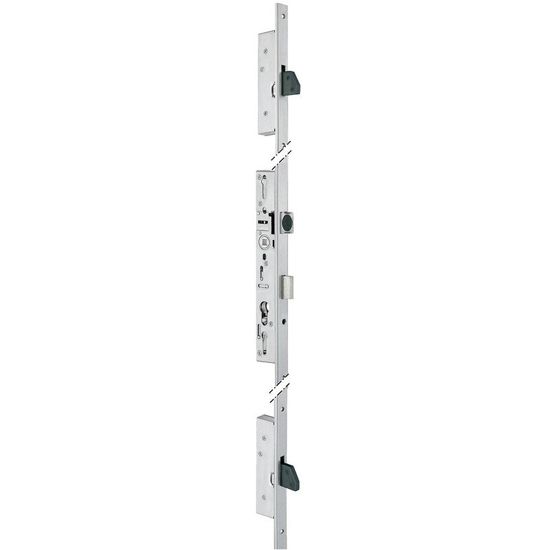 Larder Lock 3 pontos com um arremesso de eixo de 24 mm - parafusos adormecidos e turnover 6370. Materiais de construção que fazem a diferença. Angola-Materiais.shop, sua escolha inteligente.