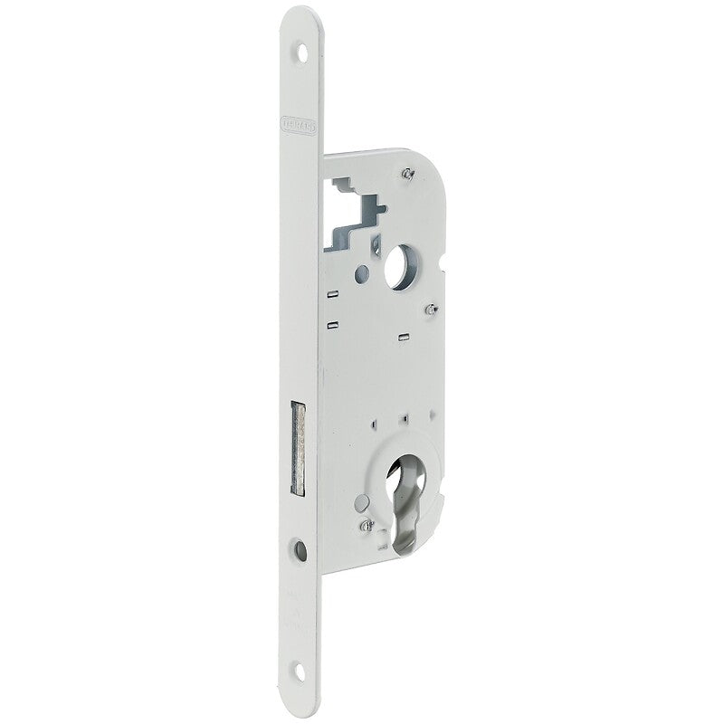 Pequena despensa de tórax de 135 mm, eixo a 40 mm parafuso de dormir apenas tecla I Tecla I Reversível Cor branca. Transforme seus projetos de construção com Angola-Materiais.shop - o melhor em hardware e materiais industriais.