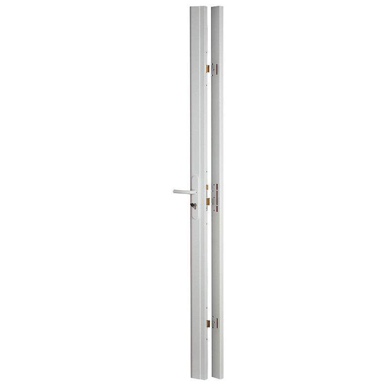 Tribando Lock de segurança europeu de cilindro, 3 pontos laterais, eixo de 50 mm, branco. O parceiro definitivo para sua construção. Angola-Materiais.shop.