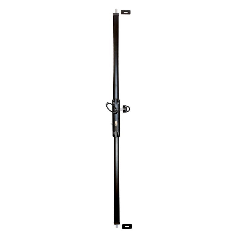 Obturador e bloqueio de garagem Multiéverso 2-3 pts, perfil 2500 mm, cores pretas. Soluções completas para construção, reforma e manutenção. Angola-Materiais.shop entrega em todas as províncias.