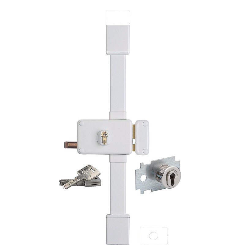 Lock Horizontal Horga A2P Série* com desenho branco com mão branca 45 mm.. Angola-Materiais.shop - A maior variedade de materiais de construção em Angola. Compre online com facilidade e segurança.