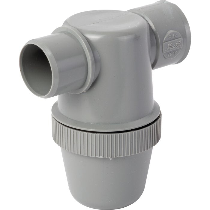 Sifão da pia - YJ1C - PVC -C Grey - Ø 50 mm. Construindo excelência, entregando sonhos. Angola-Materiais.shop.