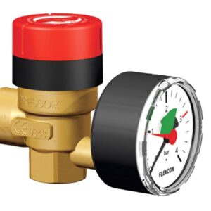 Prescor Security Valve, Flamco FlexCon, Tar.E BSP 1/2, 3 barras, ref. Angola-Materiais.shop: Tecnologia, qualidade e inovação em materiais de construção.
