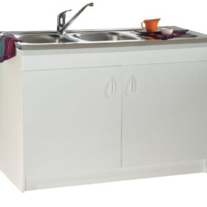 Sub-Booster Neova Sim'nf. Melamina branca, 120x60cm, 2 portas, referência12n02120. Materiais de ponta para construções de sucesso. Angola-Materiais.shop, sua fonte de excelência.