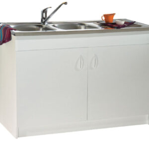 Sob a pia nf melamina branca. 2 portas ref. S10N02100. Angola-Materiais.shop é o seu parceiro de confiança para materiais de construção e industriais. Desfrute de uma experiência de compra perfeita.