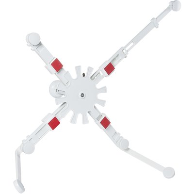 Suporte de espelho ajustável para espelho de 40 a 70 cm, poliamida ajustável e estrutura de alumínio, ref. 047590. Cada clique, um passo mais perto do seu projeto perfeito. Angola-Materiais.shop.