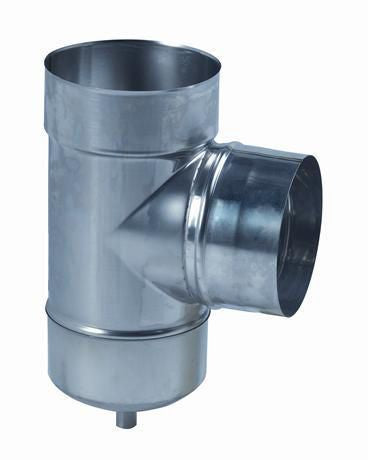 TV 90 ° Tubo com purga, super árvore especial Liss Aço inoxidável 316 Diâmetro: 140/146 Gas / Fioul Ref. 885140, dez. Sua visão, nossos materiais. Juntos, construímos o futuro. Angola-Materiais.shop.
