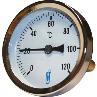 Dial Diâmetro Diâmetro 80 mm 0/120 ° C PLUGUEUR 100 mm fornecido com luva de latão Ref. 74A45404D. Materiais de construção sob medida para cada projeto. Angola-Materiais.shop, sua solução personalizada.