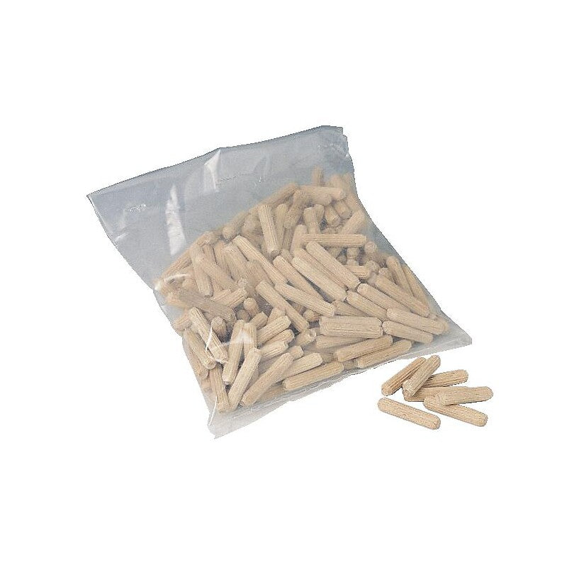 Tourillon estriado em saco de faia Ø8 x comprimento 30 mm de 20.000 peças (20kg). Tecnologia, qualidade e performance em sintonia. Angola-Materiais.shop.